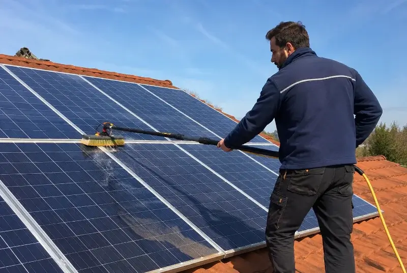 Nettoyage et entretien de panneaux solaires à Garidech