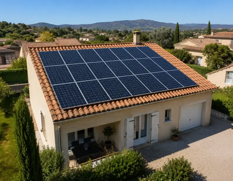 Prime à l'autoconsommation panneaux solaires Garidech — aide financière de l'État